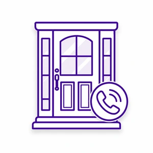 Call for free ProVia entry door estimate icon for Morris County NJ homeowners