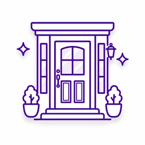 Custom ProVia door curb appeal icon for Morris County NJ exterior upgrades