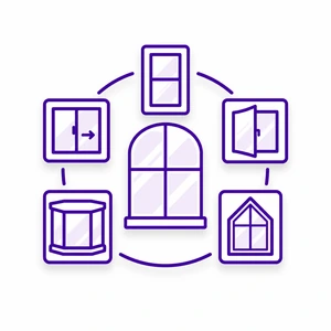 Custom ProVia window options icon for Morris County NJ homeowners