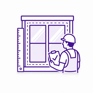 Custom window measurements verified by a project manager in Morris County NJ