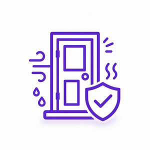 Door installation problem prevention icon for Morris County NJ entry doors