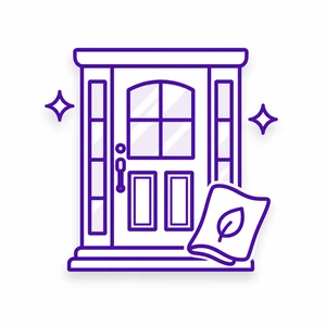 Easy maintenance ProVia entry door icon for Morris County NJ homes