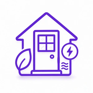 Energy efficient door comfort icon for Morris County NJ exterior doors