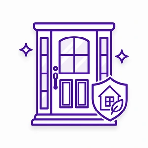 Energy efficient ProVia entry door icon for Morris County NJ homes