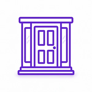 Entry door installation icon for Morris County NJ homes