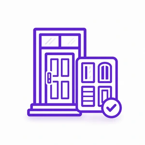 Exterior door product selection icon for Morris County NJ entry door services