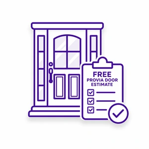 Free ProVia door estimate icon for Morris County NJ homeowners