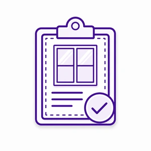 Free window consultation and estimate icon for Morris County NJ homeowners