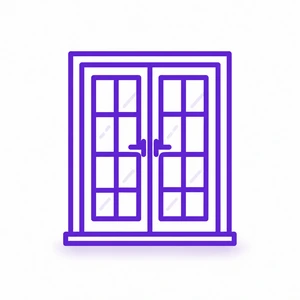 French door installation icon for Morris County NJ homes
