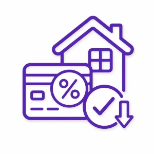 Low APR home improvement financing icon for Morris County NJ exterior remodeling projects