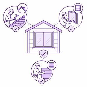 Dedicated window specialists icon for MOCO new construction window installation