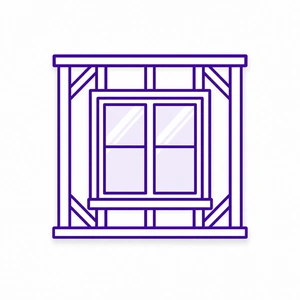 New construction window installation icon for Morris County NJ builds and renovations