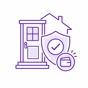 No hard credit check door financing icon for Morris County NJ homeowners