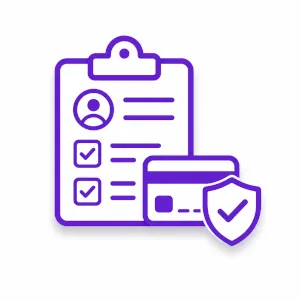 No hard credit check financing application icon for Morris County NJ home improvement services