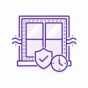 Premature window wear prevention icon for expert window installation in Morris County NJ
