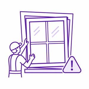 Proper installation crew icon for new construction windows in Morris County NJ