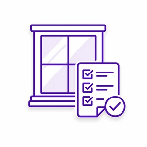 ProVia window quality assurance inspection icon for Morris County NJ installations