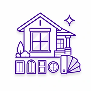 ProVia window styles home design icon for Morris County NJ window replacement