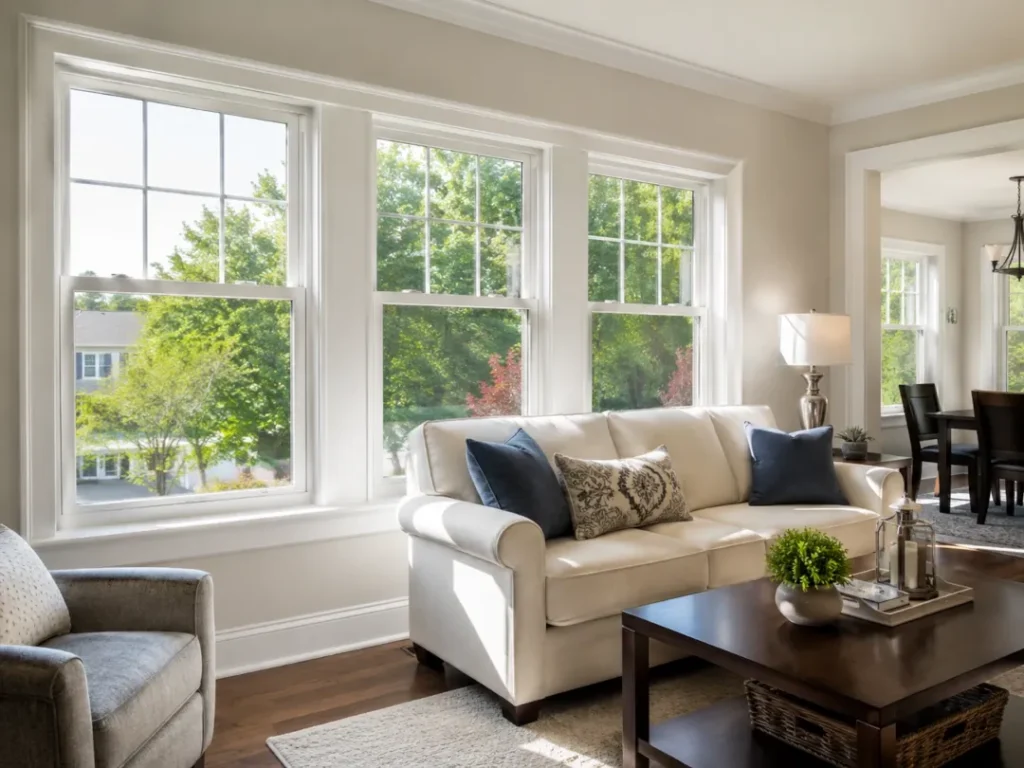 Interior view of ProVia windows providing natural light and energy efficiency