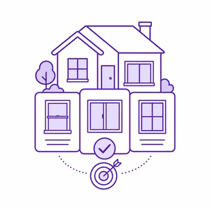 Product selection based on home and goals icon for replacement windows in Morris County NJ