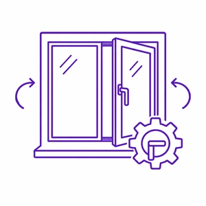 Replacement window smooth operation icon for modern functionality by Morris County Roofing