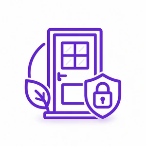 Secure energy efficient door icon for Morris County NJ exterior door installation