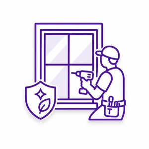 Specialized ProVia window installation crews icon for Morris County NJ projects