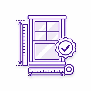Verified ProVia window measurements icon for Morris County NJ installation