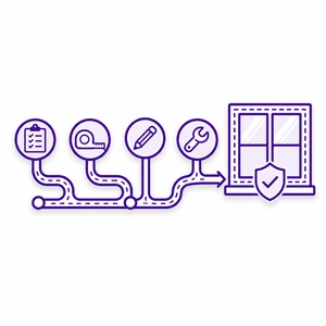 Window installation accountability icon from start to finish for Morris County NJ homeowners